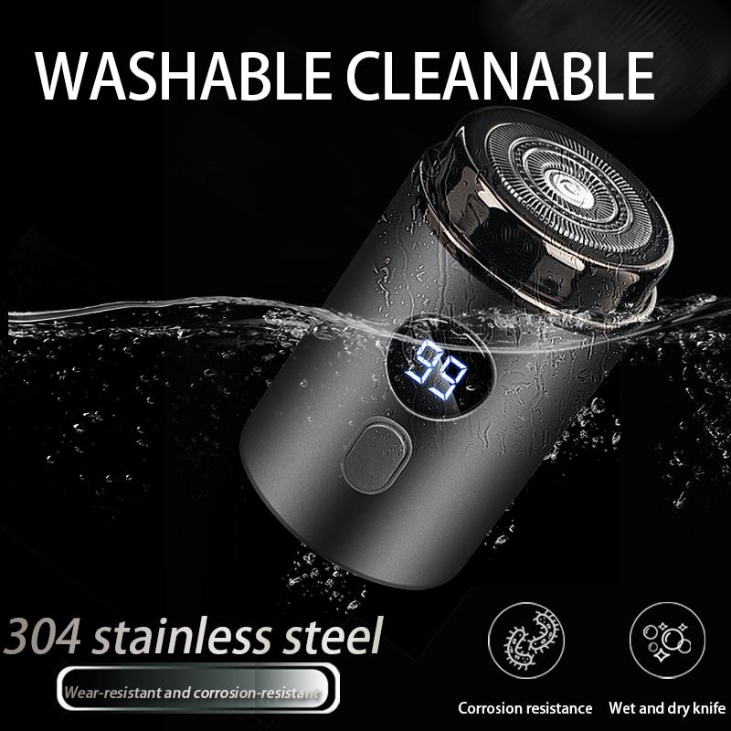 ⏰ Limited Time 49% OFF! 🔥 IPX7 Waterproof Cordless Mini Portable Razor ✨🪒💦 Buy More, Save More 💰📦