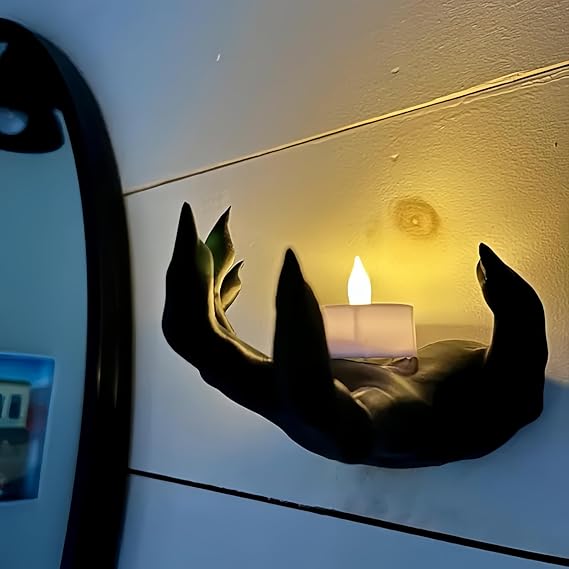 Halloween Witch's Demon Hand Wall Hanging Statues