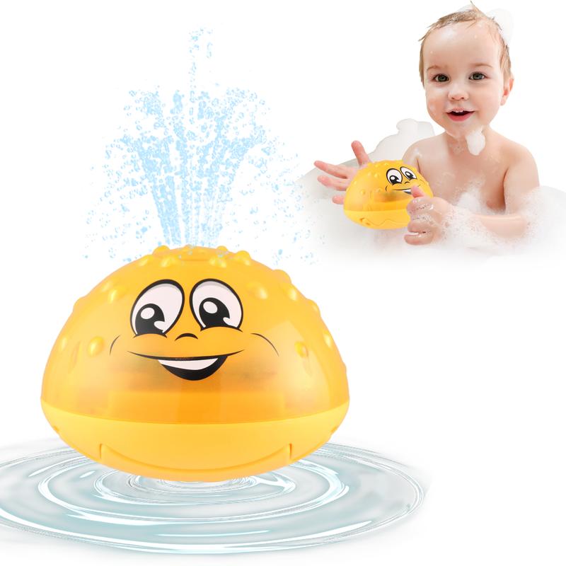 Colorful Octopus Sprinkler Bath Toy – Auto-Sensing Fountain & Lights