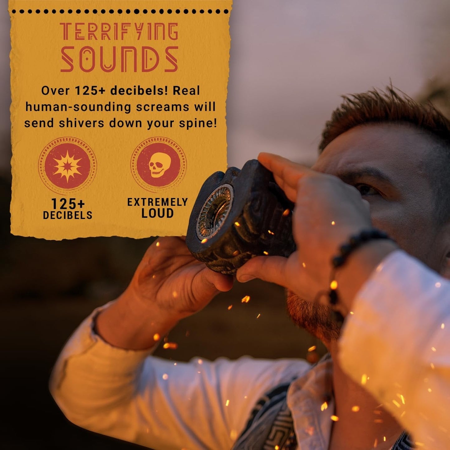 Real Screaming Aztec Death Whistle