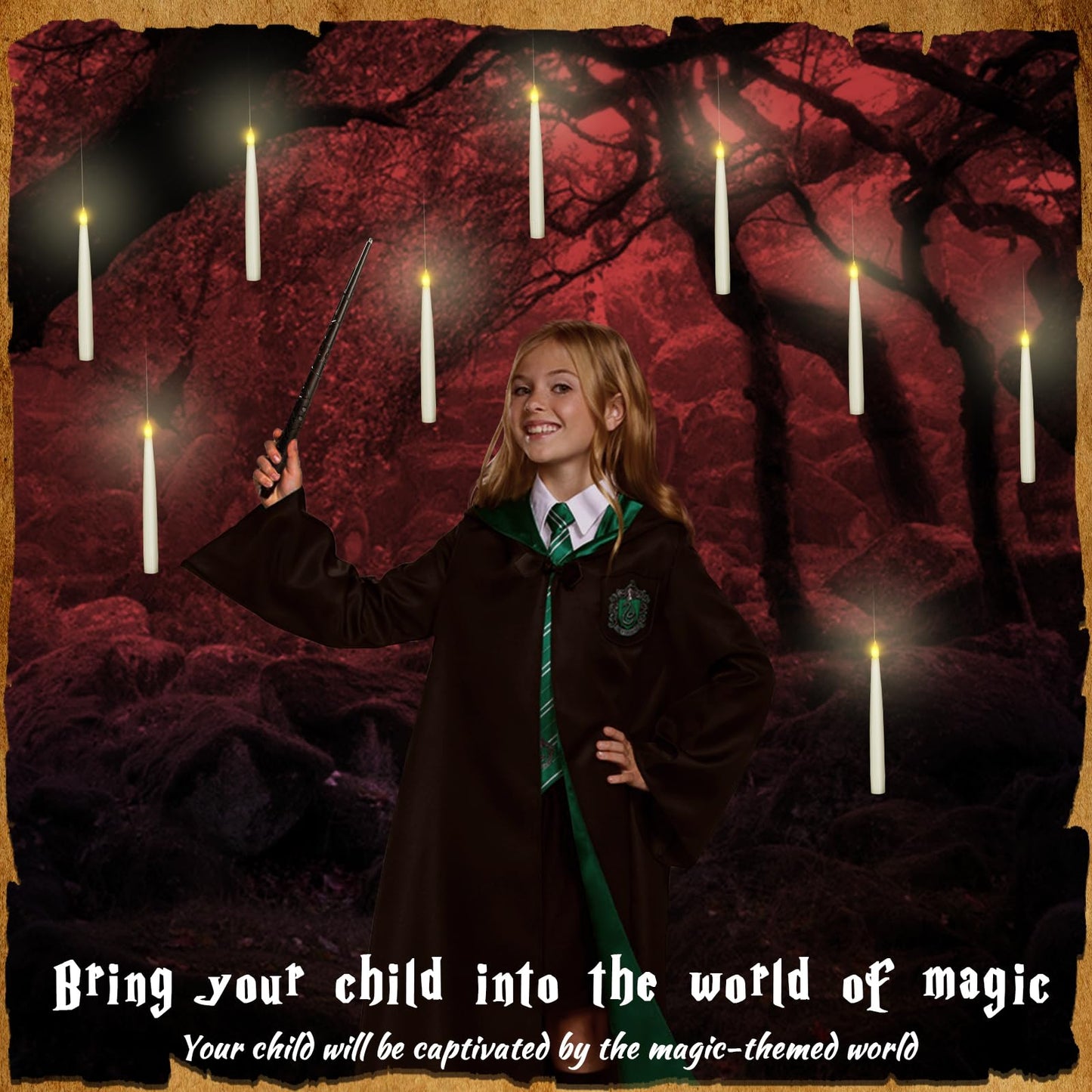 Lumos Magic Candles with Wand ππͺ