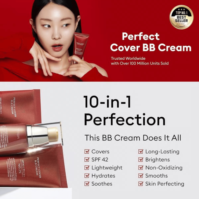 ✨Perfect Cover BB Cream SPF 42 PA+++(50ml)