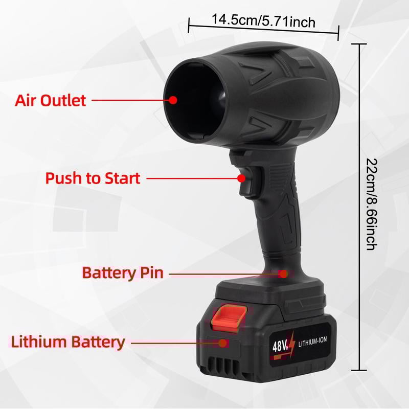 Turbo Jet Blower, Cordless Turbo Super Power Air Duster