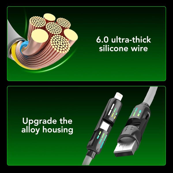 Mfish 240W 4-in-1 USB C Cable