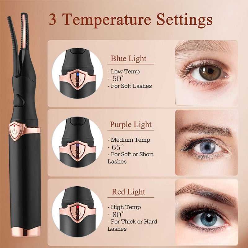 Electric Eyelash Curler for Instant Glam