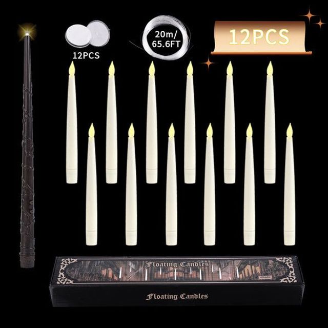 Lumos Magic Candles with Wand ππͺ