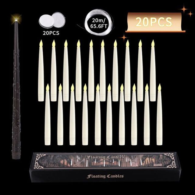 Lumos Magic Candles with Wand ππͺ