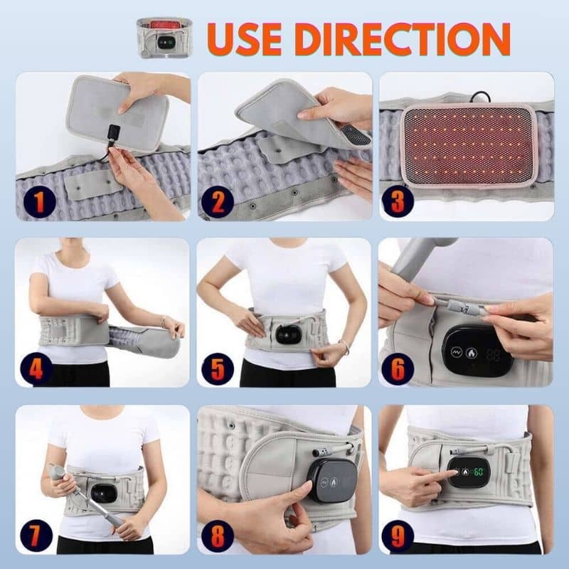 Lazzda 3-in-1 Back Belt