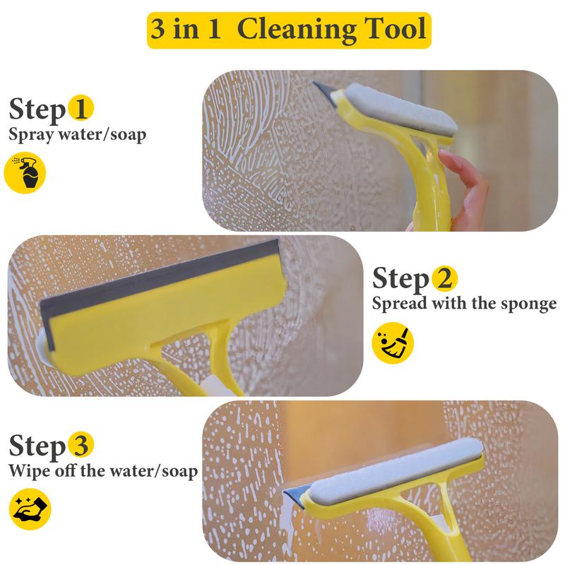 š„š„3 in 1 Window Cleaning Scraper