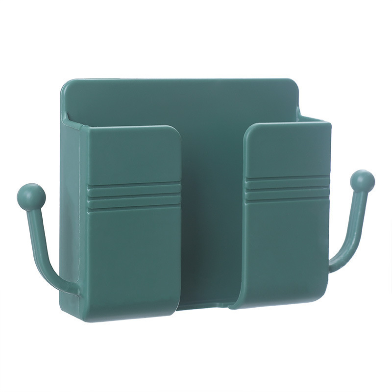 Wall Mount Phone Holder Adhesive Wall Phone Mount Charging Stand and Remote