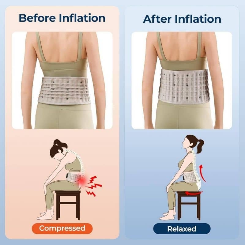 Lazzda 3-in-1 Back Belt