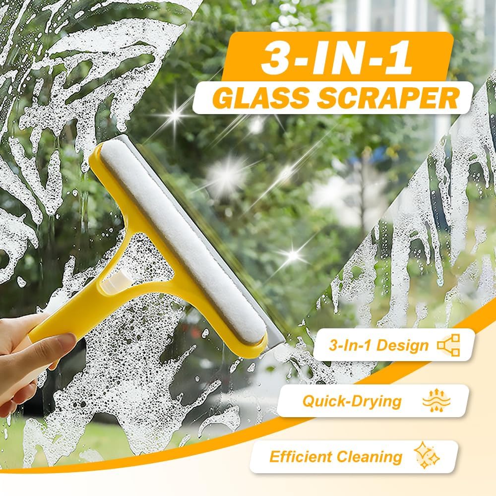 š„š„3 in 1 Window Cleaning Scraper