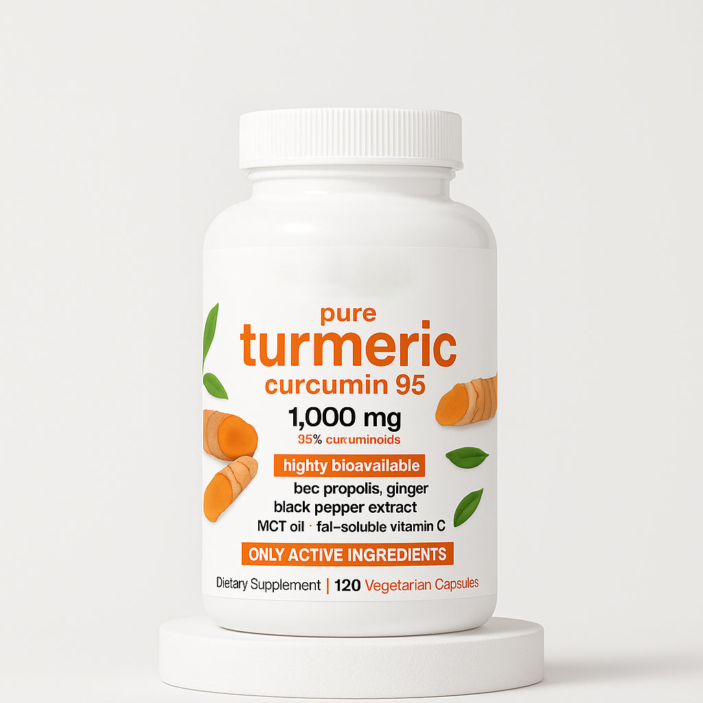 Turmeric Curcumin with Black Pepper & MCT Oil – 120 Capsules