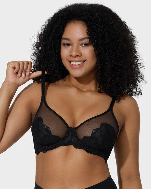 Full Coverage Lace Minimizer Bra