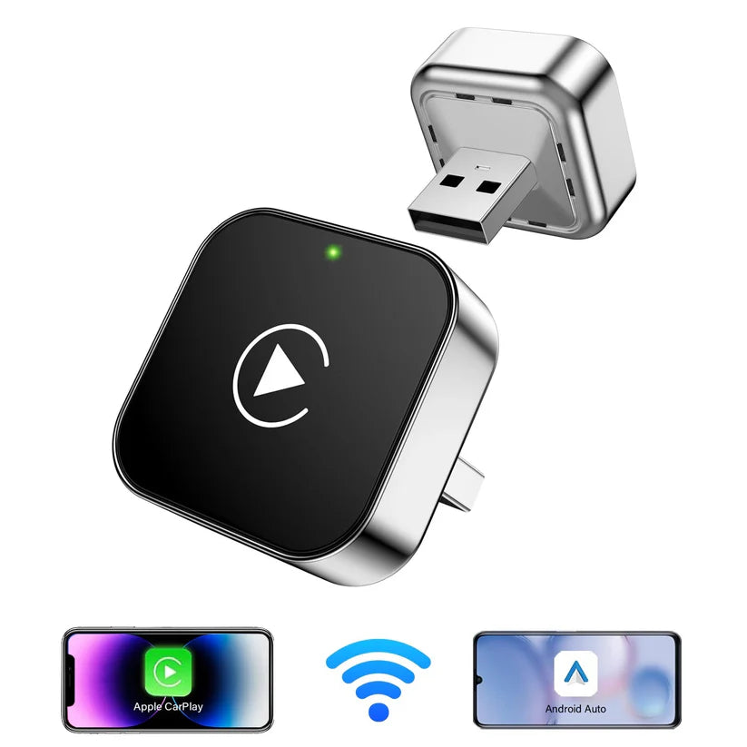 2025 Wireless CarPlay Adapter for Android – Fast, No-Lag, Hands-Free