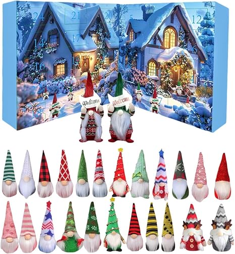 🎅Christmas Halloween Gnome Countdown Calendar 2025🎅