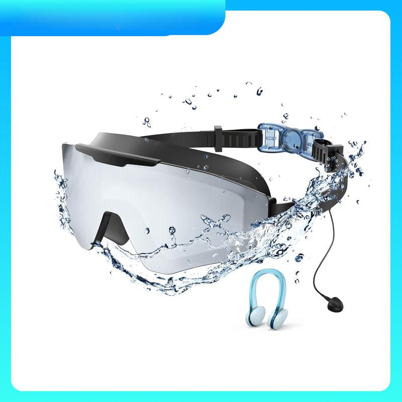 Panoramic Anti-Fog Swim Goggles Set 🏊♂️ Crystal-Clear Vision, No Leaks, No Fog!