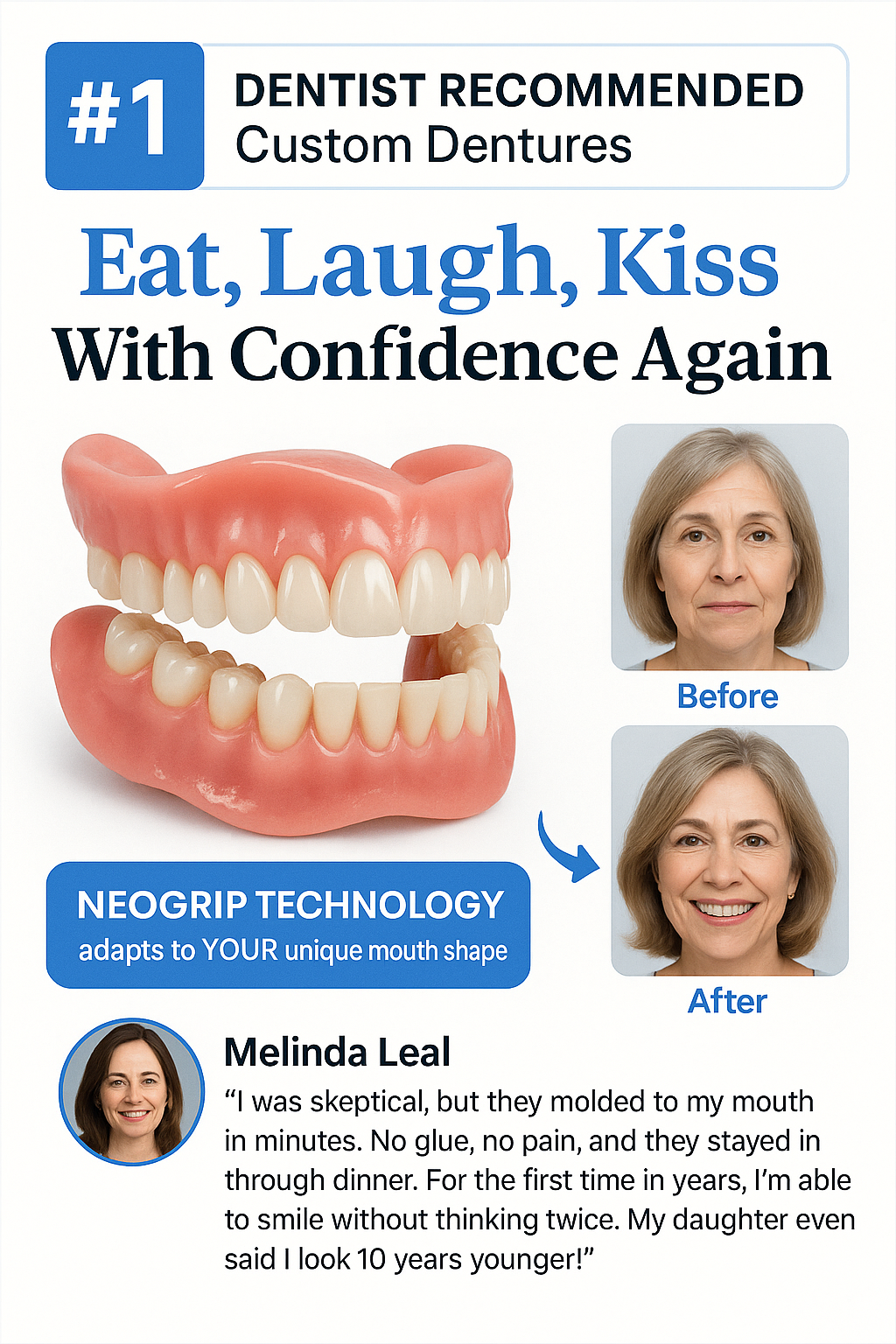 Lazzda Adsorptive Denture