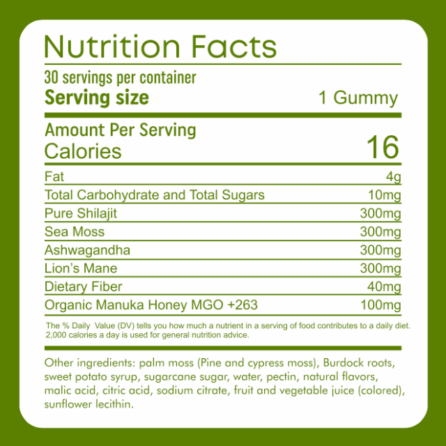Lazzda 4-in-1 Vitality Gummies