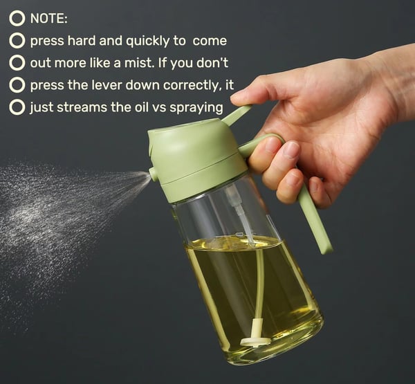 HOT SALE!2 in 1 Glass Oil Sprayer & Dispenser(Buy 2 Get 10% OFF)
