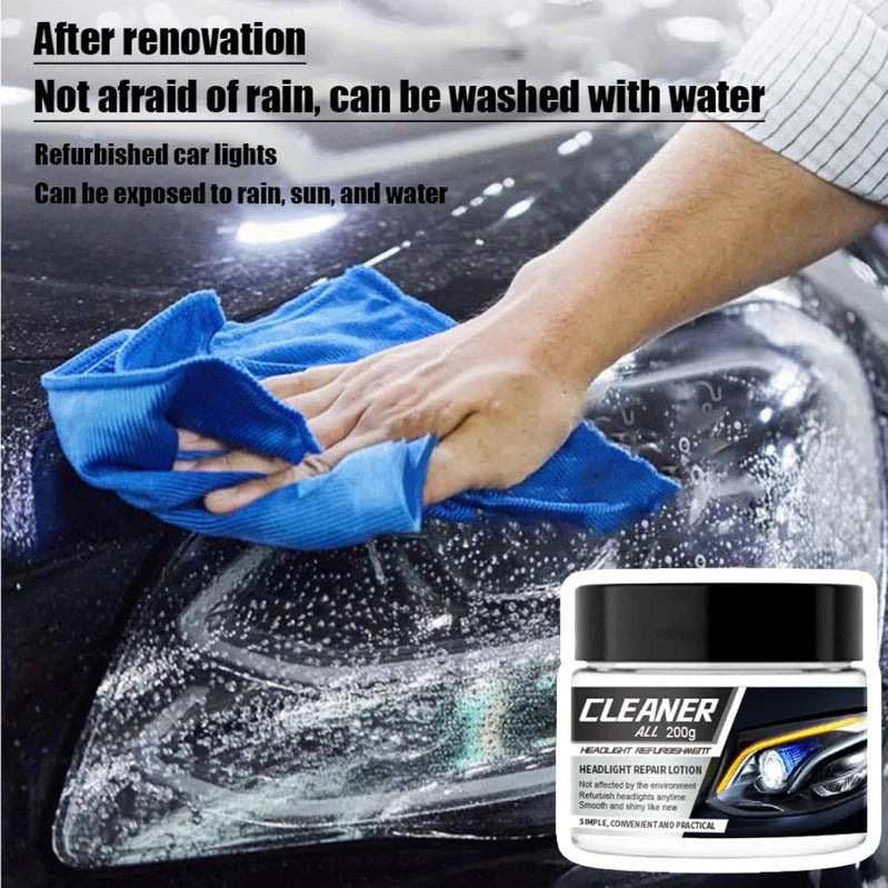 Headlight Restoration Polish — 3-Minute Clarity