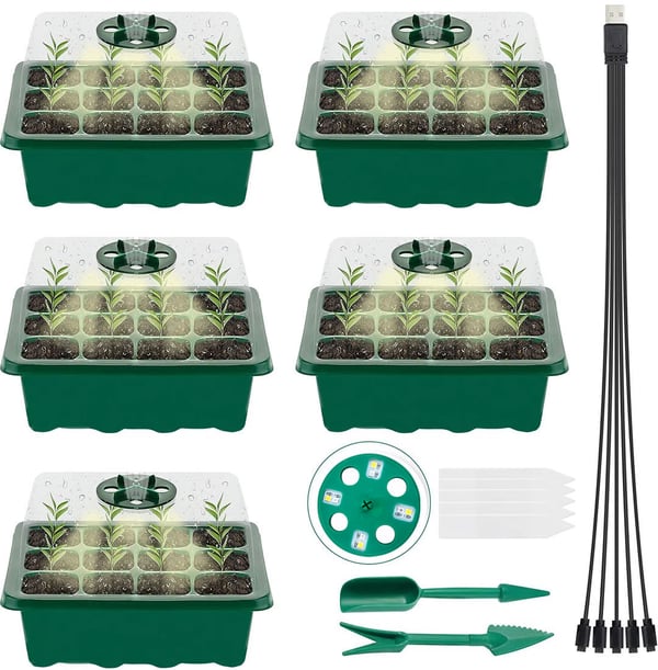 Adjustable Humidity Seed Starter Trays