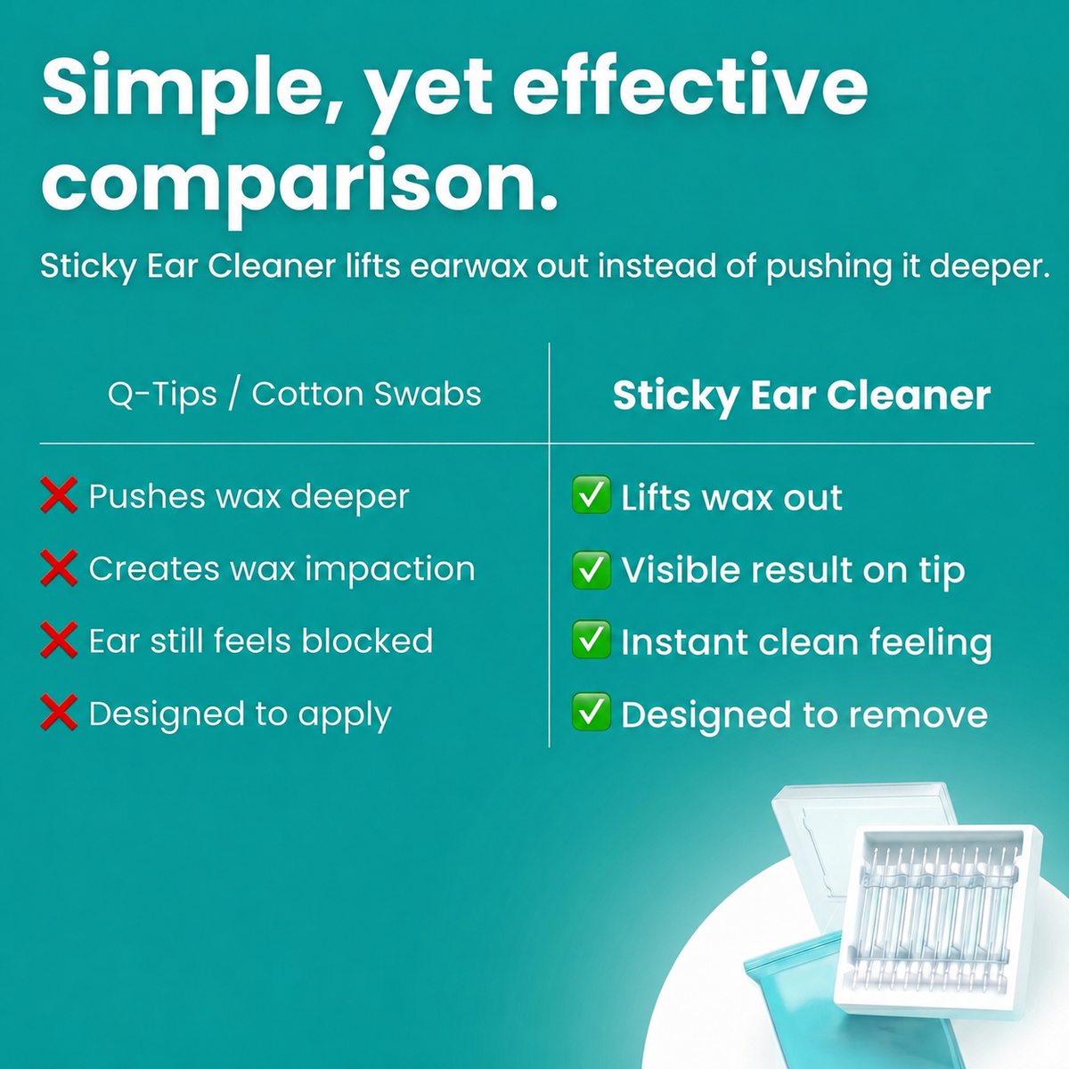 Sticky Ear Cleaner