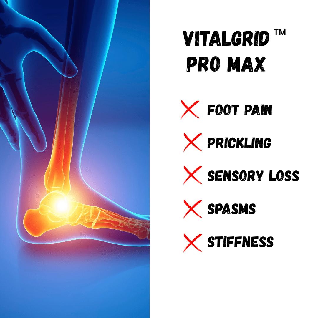VitalGrid Pro Max: Instant Neuropathy Relief - Walk Without Burning, Tingling or Numbness