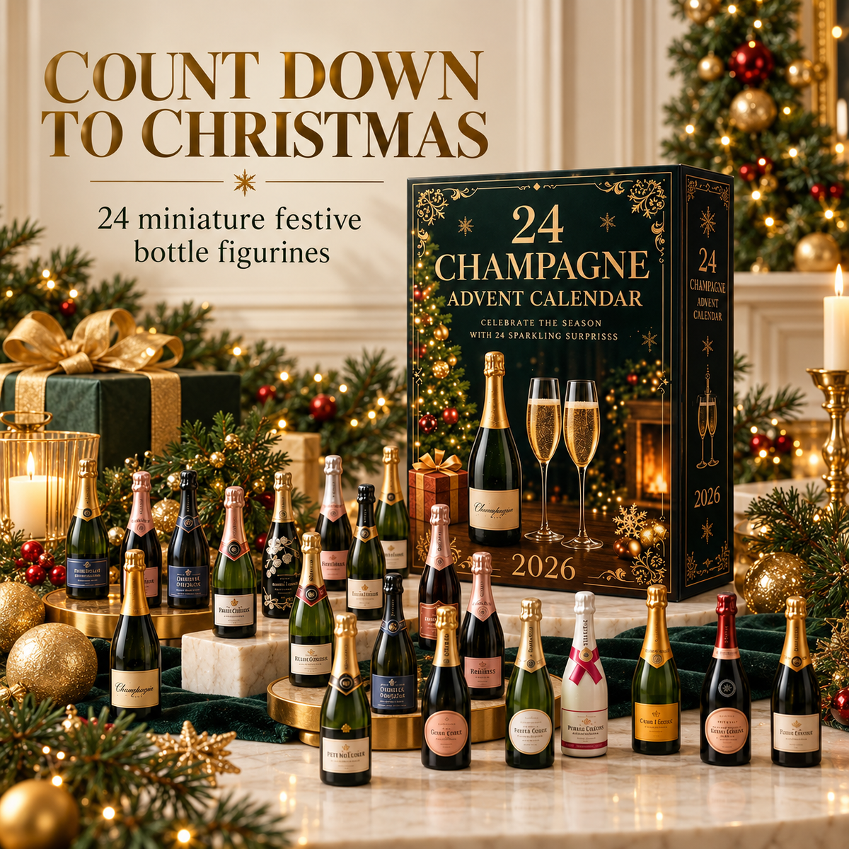 🎅Best Gift For Christmas 🥂 24 Champagne Advent Calendar 2026 🎄