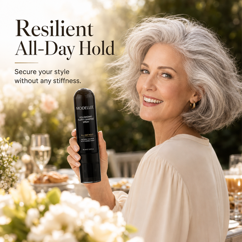 90ml Fluffy Hair Shaping Spray Long Lasting Volumizing Mist with Peach Fragrance