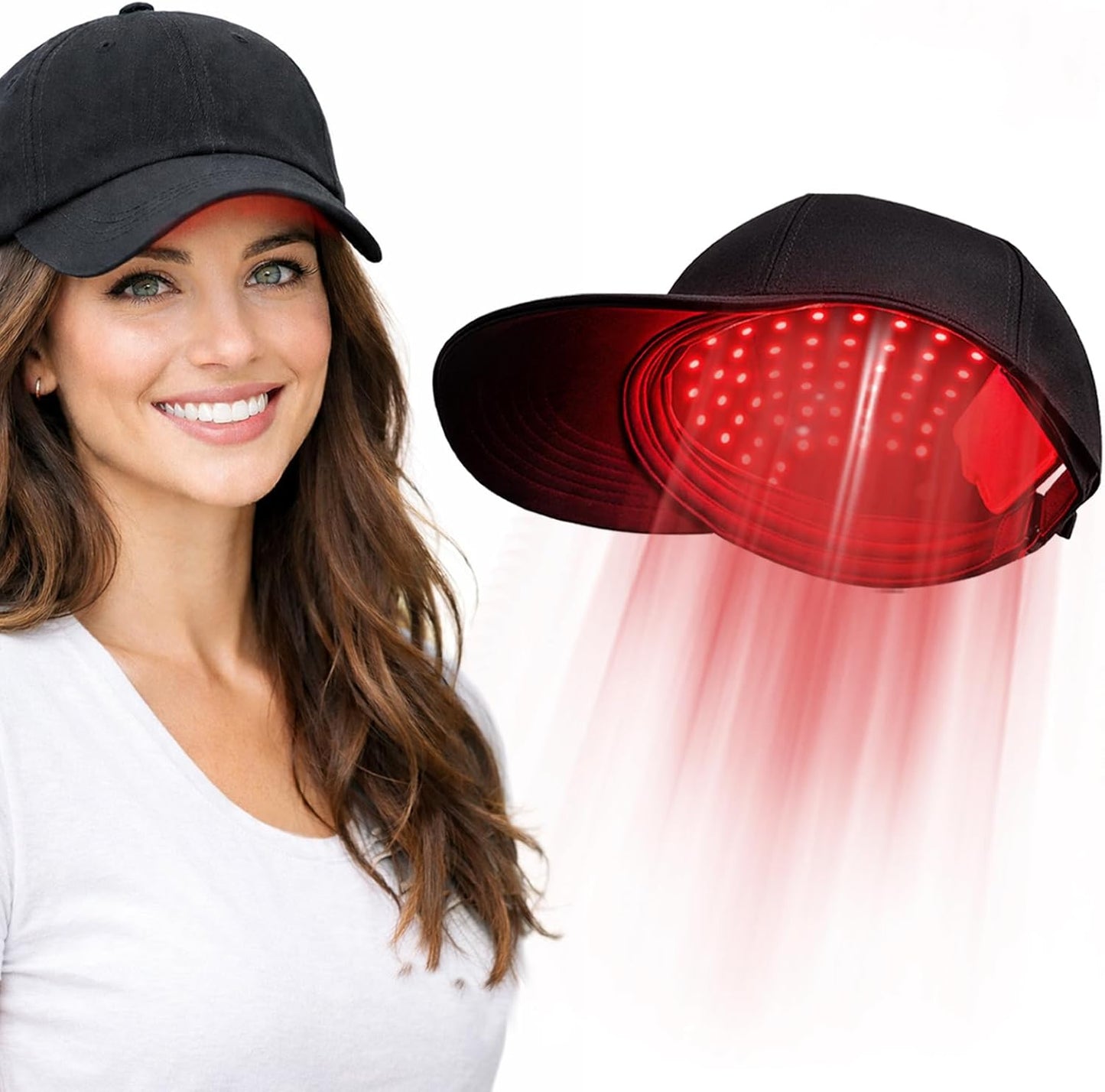 LED Red Light Hair Care Cap