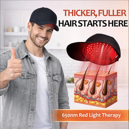 LED Red Light Hair Care Cap