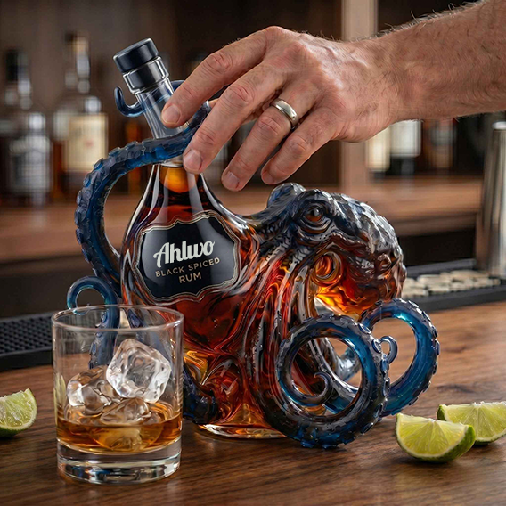 ✨ Premium Whiskey Decanters Eagle🦅💀🐙🚜⚓🚚🐶 A Masterpiece of Craftsmanship and Strength