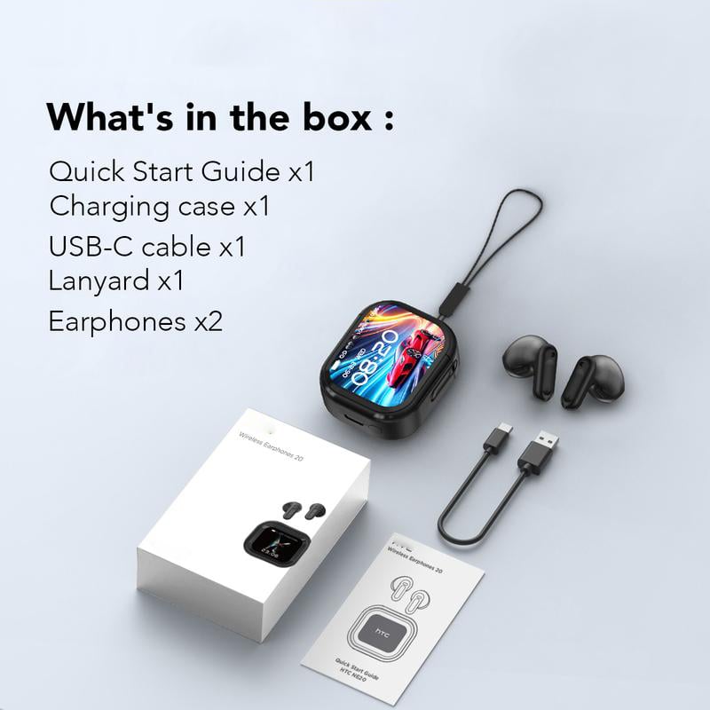 ⏰🔥 Bluetooth 6.0 Earphones LED Display High Fidelity Waterproof Wireless Earphones