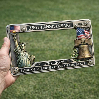🗽🇺🇸 250th Anniversary Commemorative License Plate Frame🚗