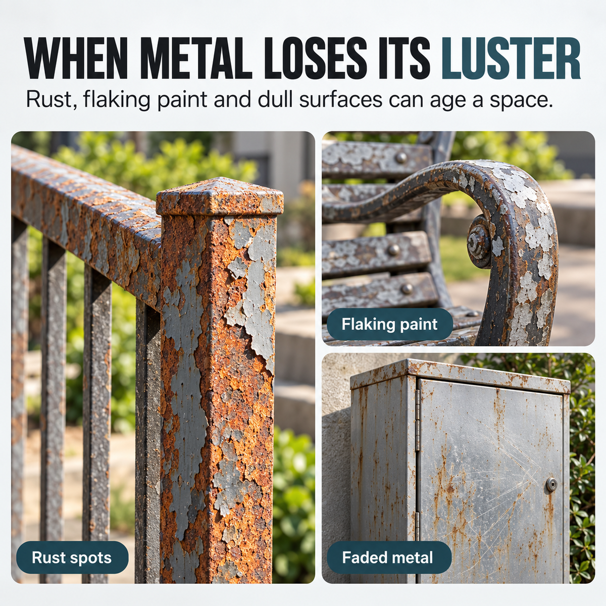 Water Based Metallic Silver Outdoor Anti Rust for Metal Renovation 100g
