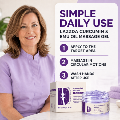 Curcumin & Emu Oil Pain Gel – 🏥Backed by US Osteopathic Experts