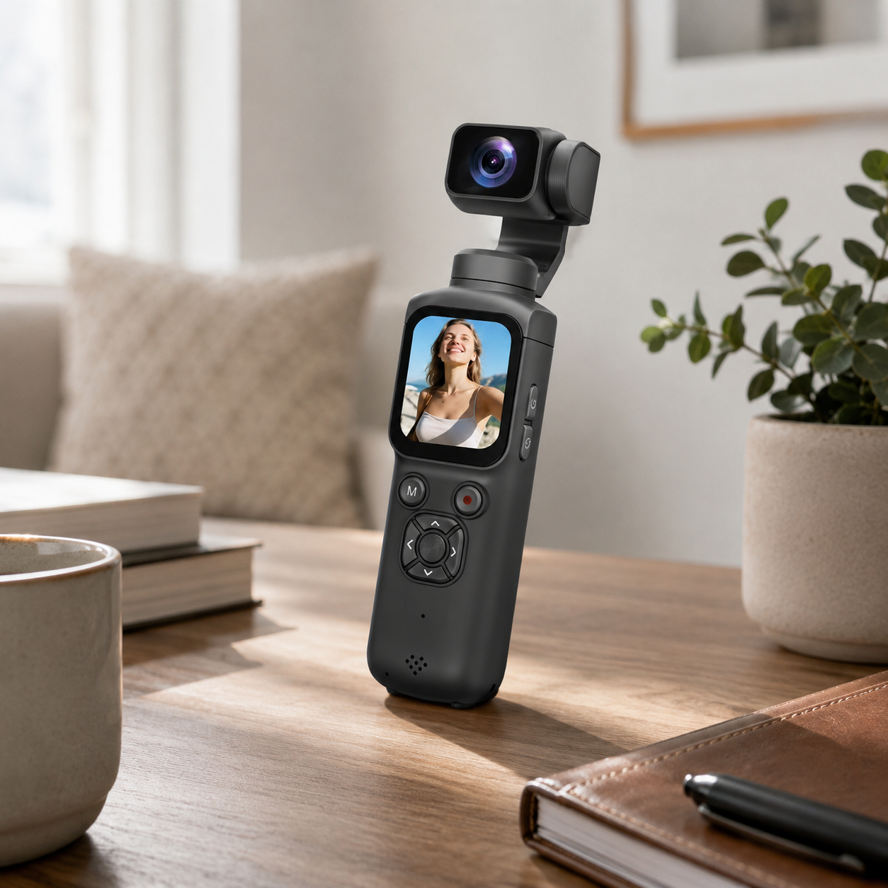 4K Vlog Camera Pocket Stabilized Video Camera