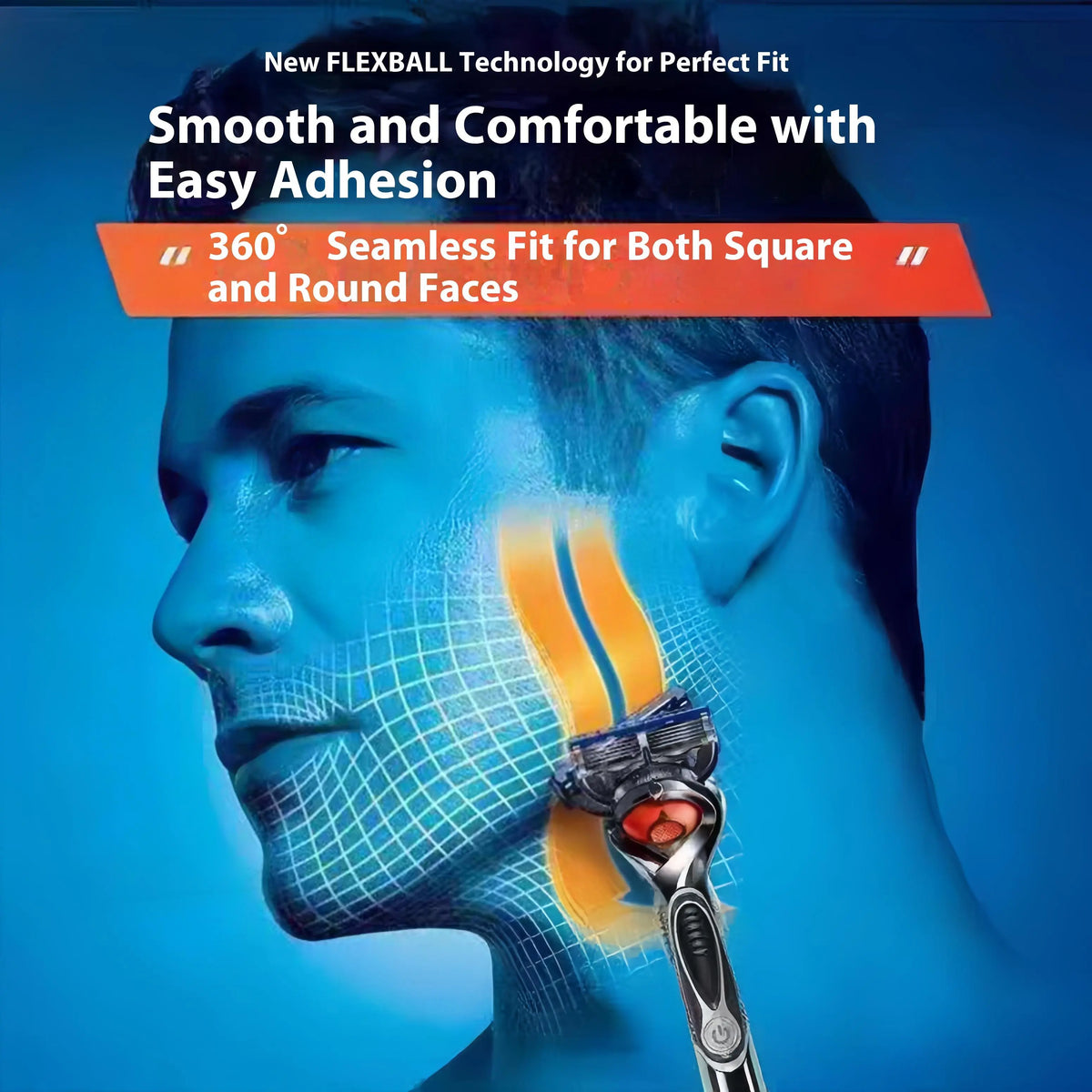 Precision Razor Parts Men's Unscented Precision Razor Blade Replacement Handheld Kit🪒 – Lazzda