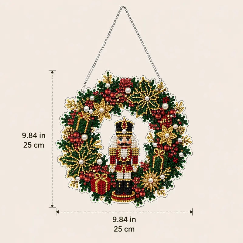 Christmas Diamond Painting Ornament Kit – 18 Designs