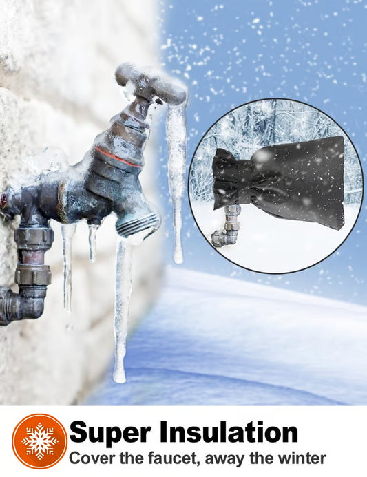 4 Pack Outdoor Faucet Covers for Winter Freeze Protection