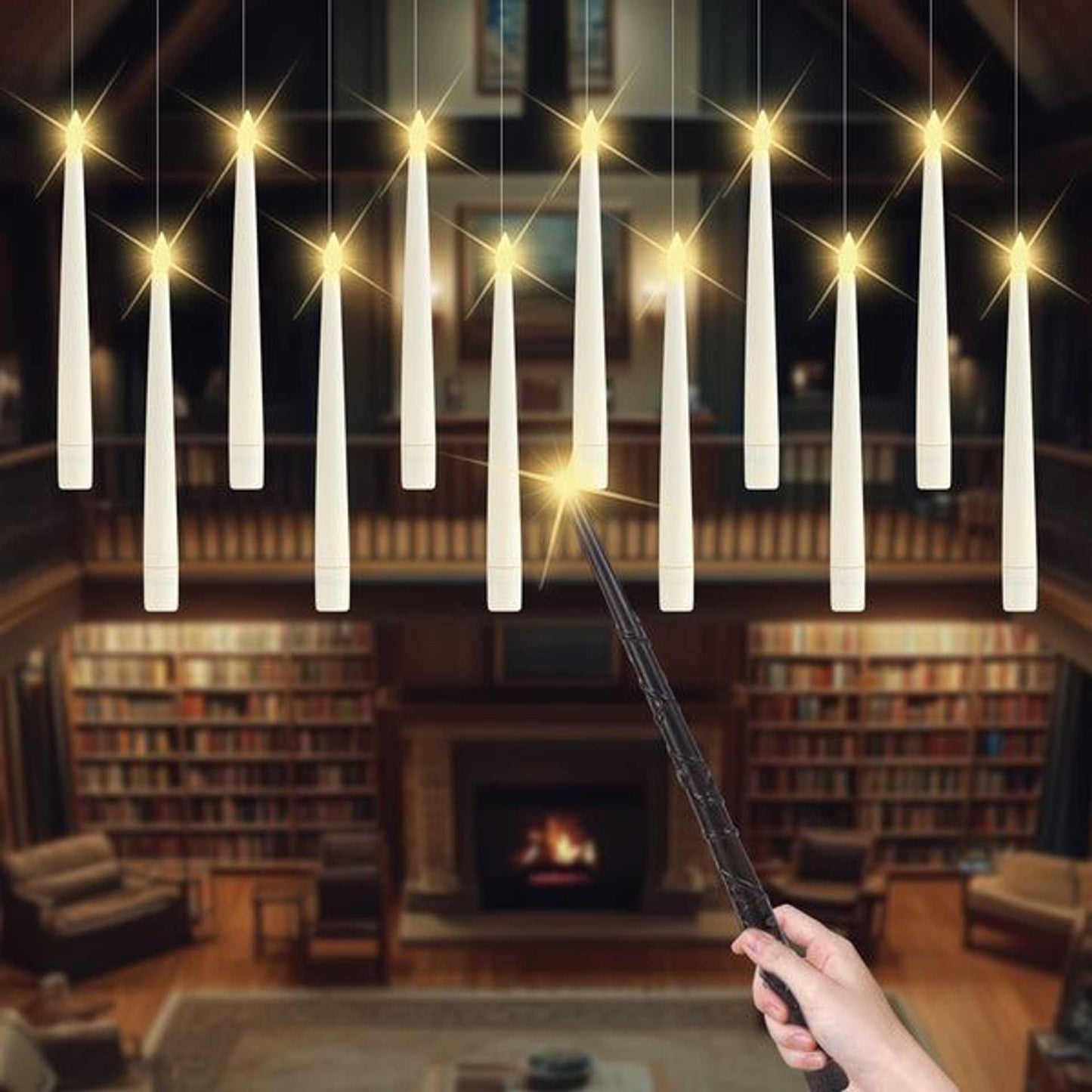 Lumos Magic Candles with Wand 🎃🪄