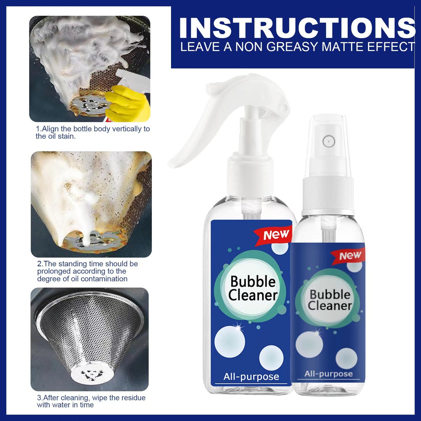 New All-Purpose Rinse- Cleaning Spray