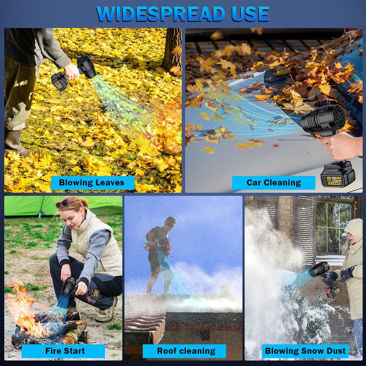 Turbo Jet Blower, Cordless Turbo Super Power Air Duster