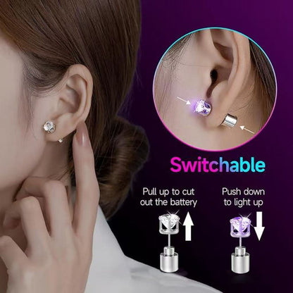 🔥✨LED Earrings, Light Up Stud Earrings