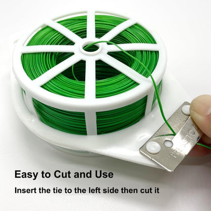 Garden Twist Tie Roll – Durable PE-Coated Plant