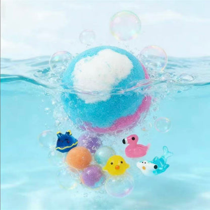Bath Bombs + Surprise Ocean Toys Inside (Gift Box)