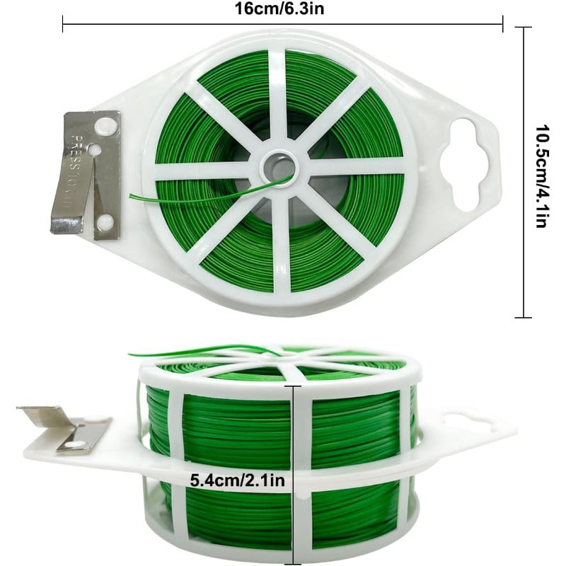 Garden Twist Tie Roll – Durable PE-Coated Plant
