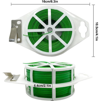 Garden Twist Tie Roll – Durable PE-Coated Plant