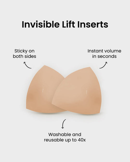 Double-Sided Adhesive Invisible Lift Inserts